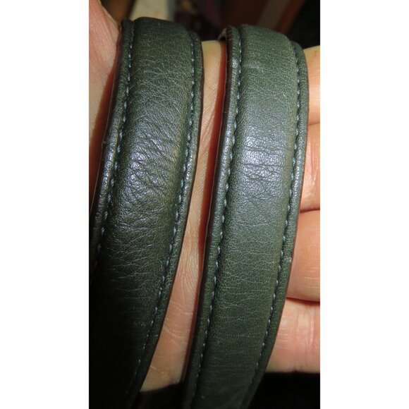 COACH 2011 Kristen Spectator Green Color block Croc Embossed Exotic Leather Bag - Picture 11 of 13